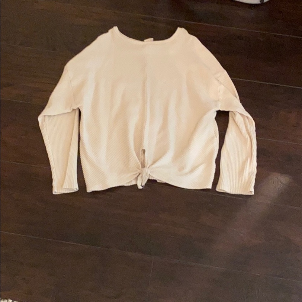 A cute white long sleeve
